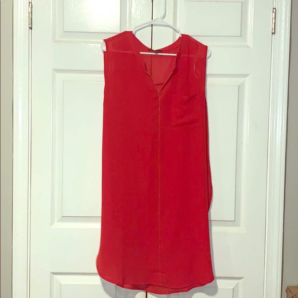 Sheer Red party shirt